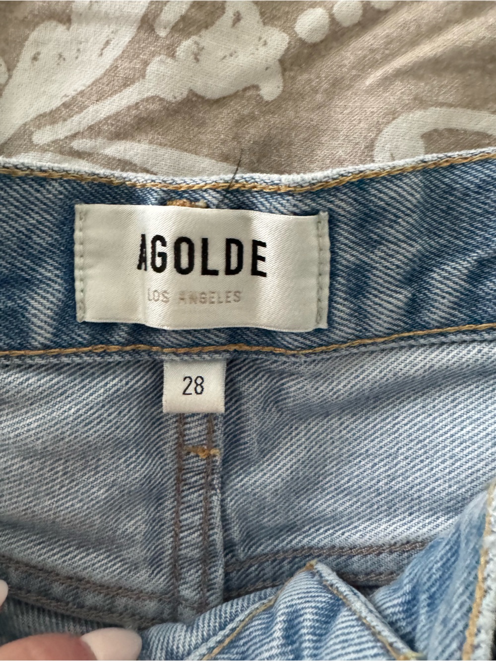 AGOLDE Parker shorts in Swampmeet - 28 - Picture 2 of 7